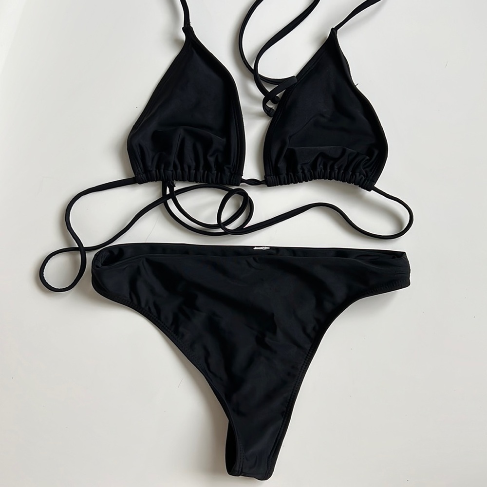 Black High Waisted Bikini Size Medium/Large